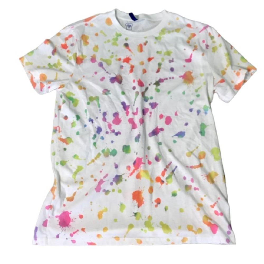 5/$25 Divided Men’s L Splatter Paint Tee Shirt